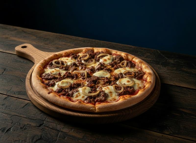 Kavurmalı Pizza